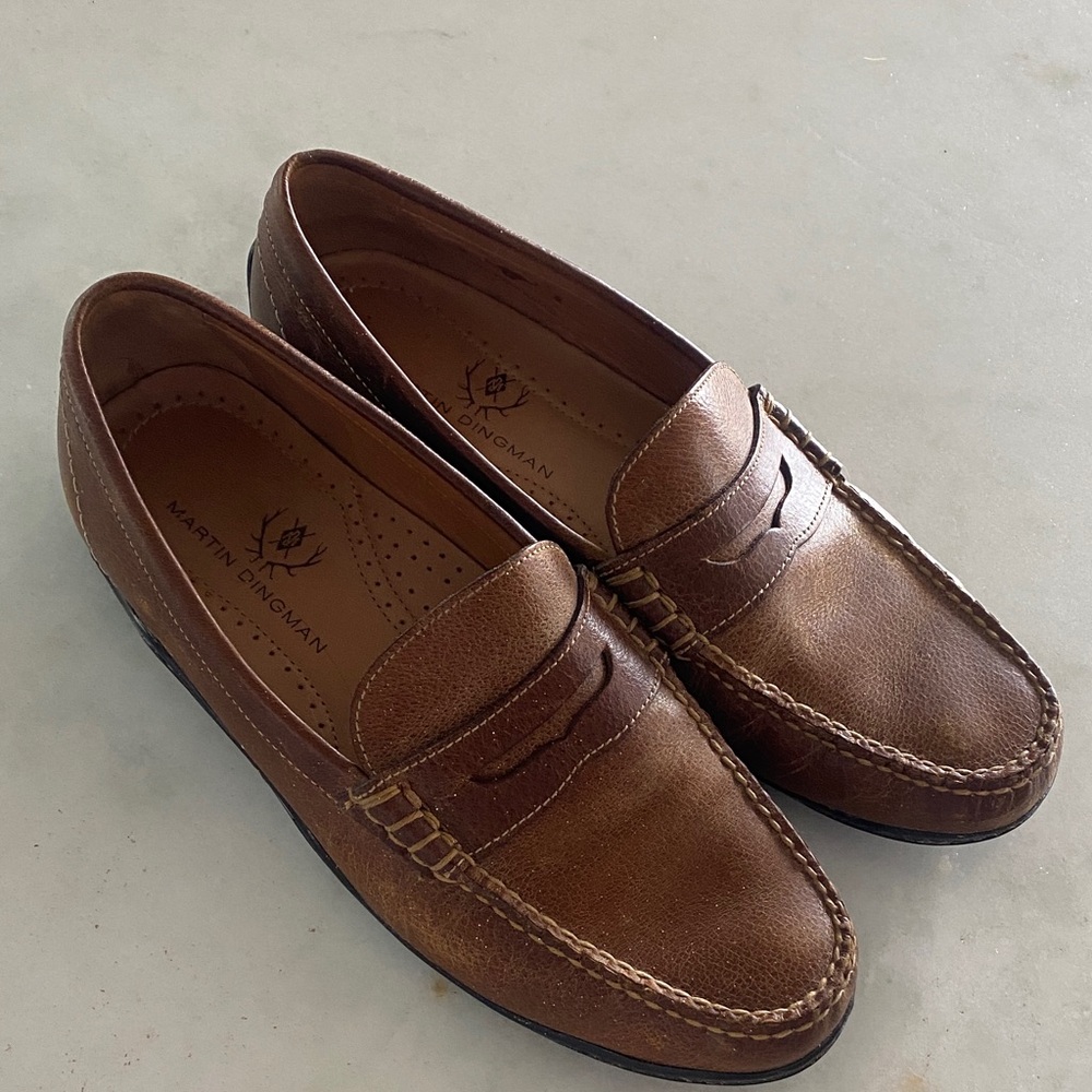 Martin Dingman loafers size 10 1/2 M